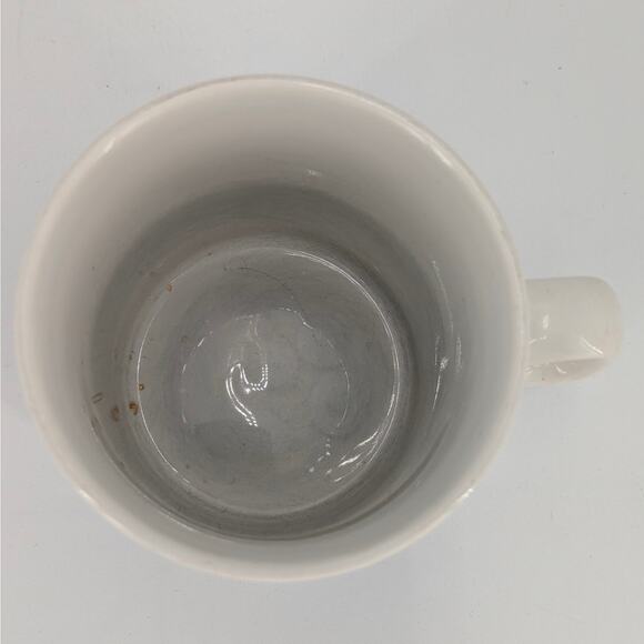 1970s Retro Mug Staffordshire Potteries Blue Green Geometric English Coffee Cup - Picture 6 of 8